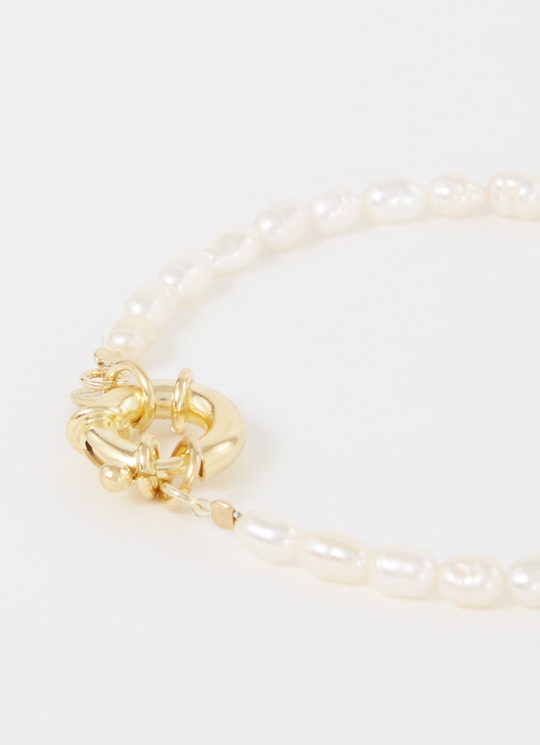 A LOT. jewelry Pearl bracelet gilded