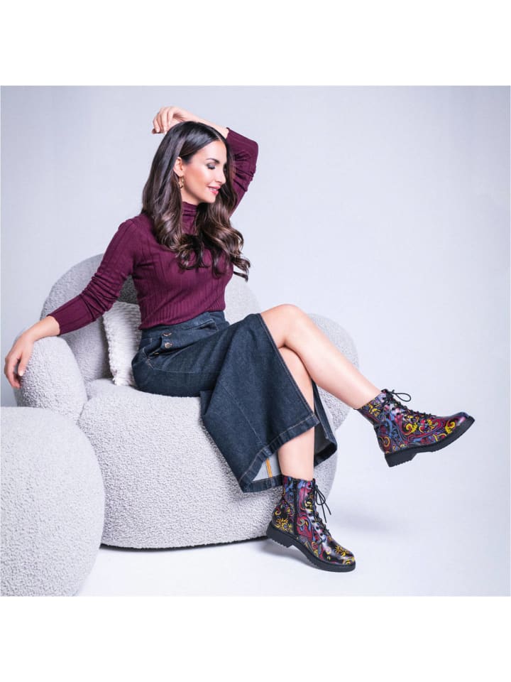 palado Schnürstiefel in BLACK günstig kaufen
