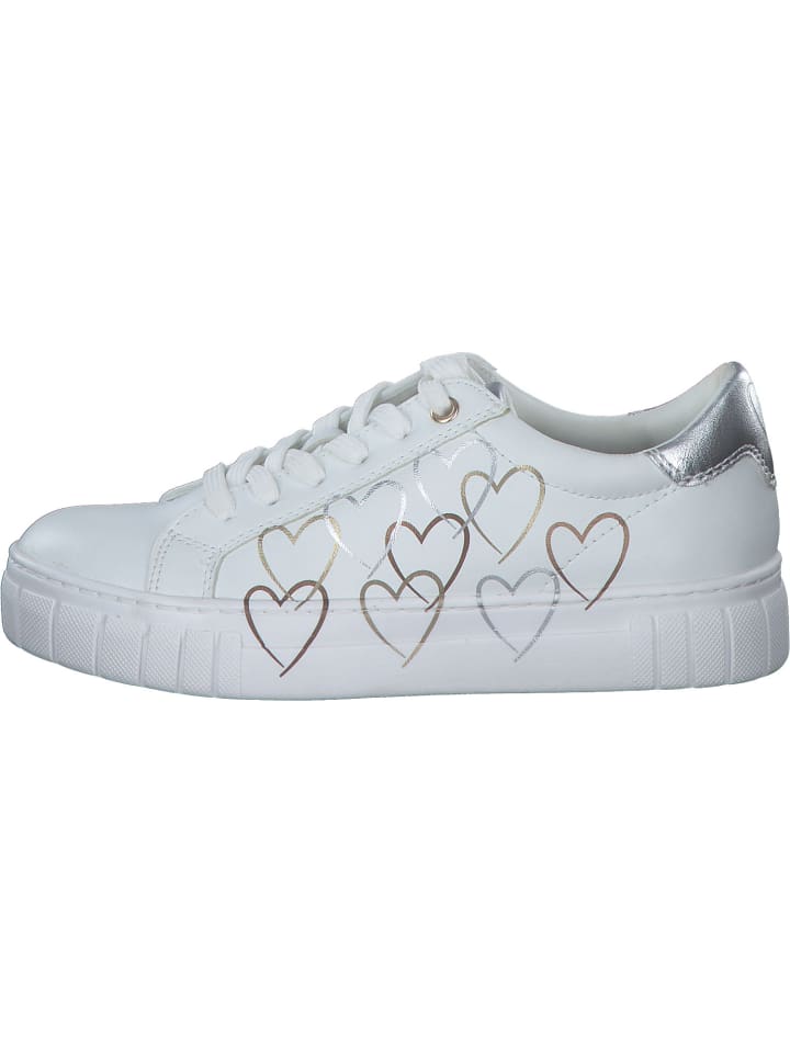 Marco Tozzi Schnürschuhe in WHITE/GOLD günstig kaufen