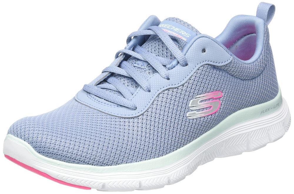 SKECHERS Freizeit Schnürer blau FLEX APPEAL 4.0 - BRILLIANT VI