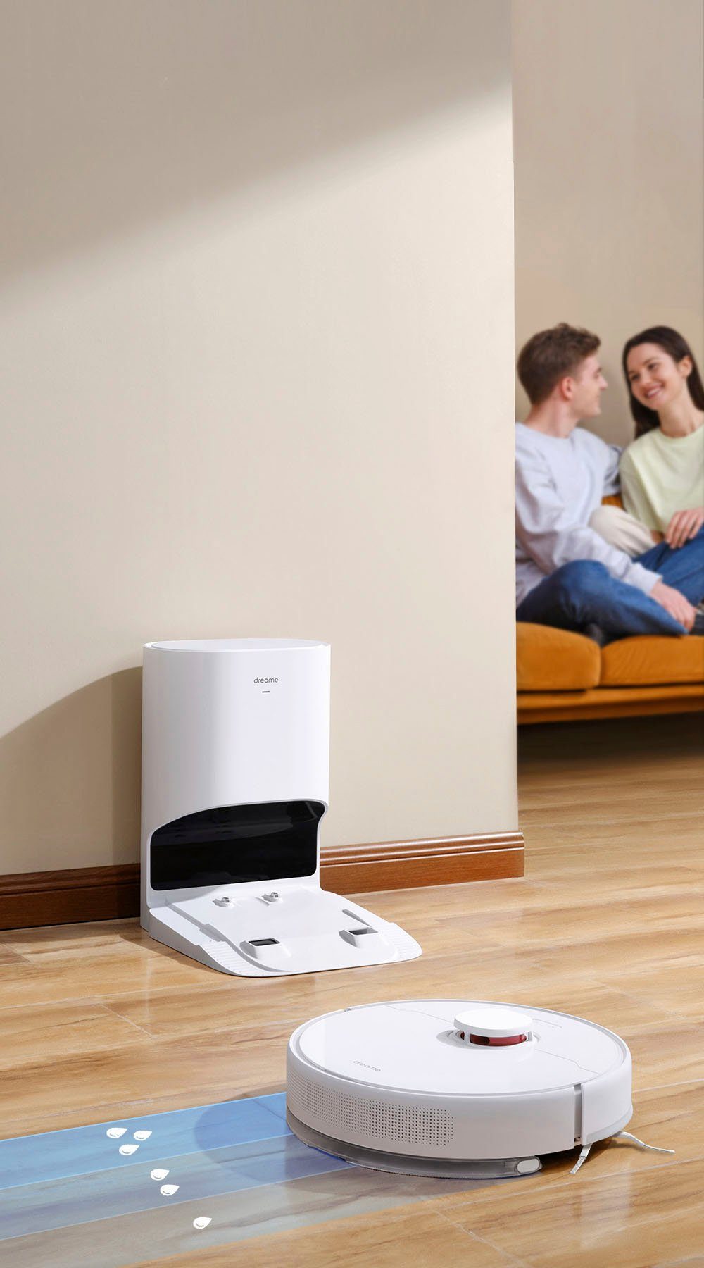 dreame Saugroboter Dreame D10 Plus;, 46 W, mit Wischfunktion und Absaugstation