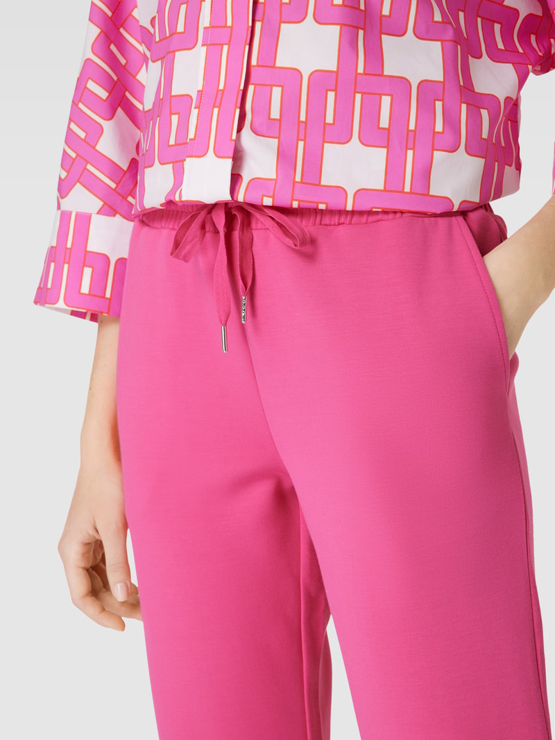 Sweatpants mit Eingrifftaschen in pink