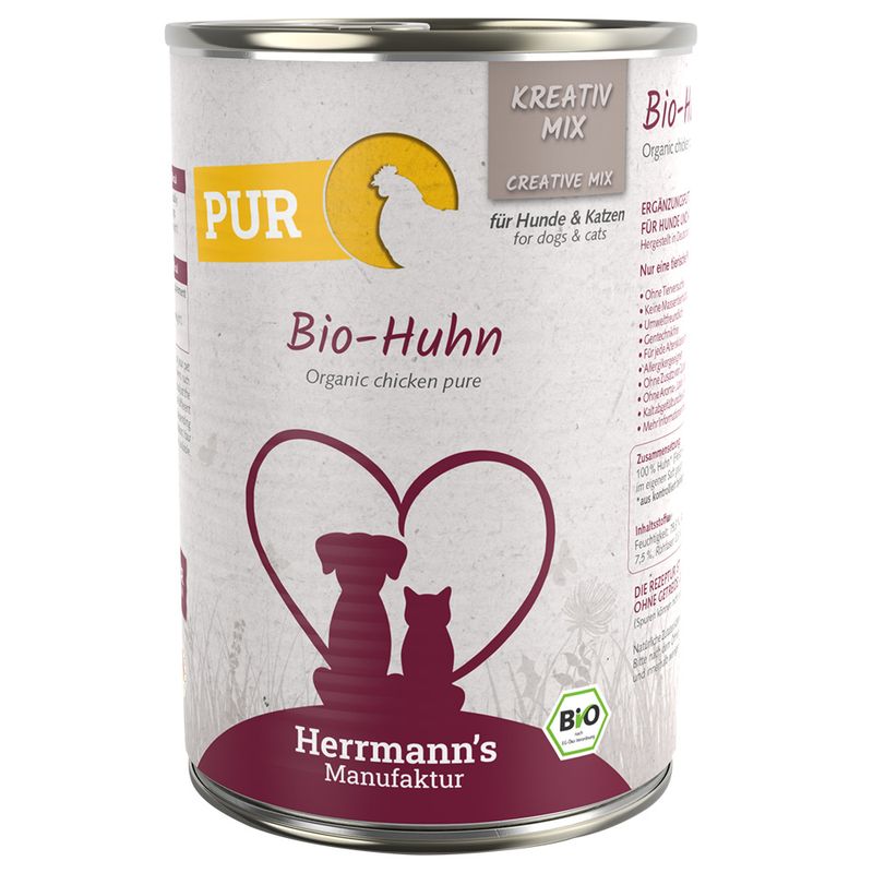 Sparpaket Herrmann's Bio-Reinfleisch 24 x 400 g