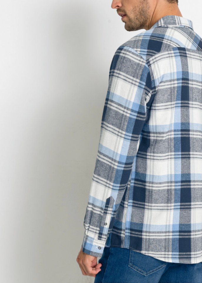 Flanell-Langarmhemd