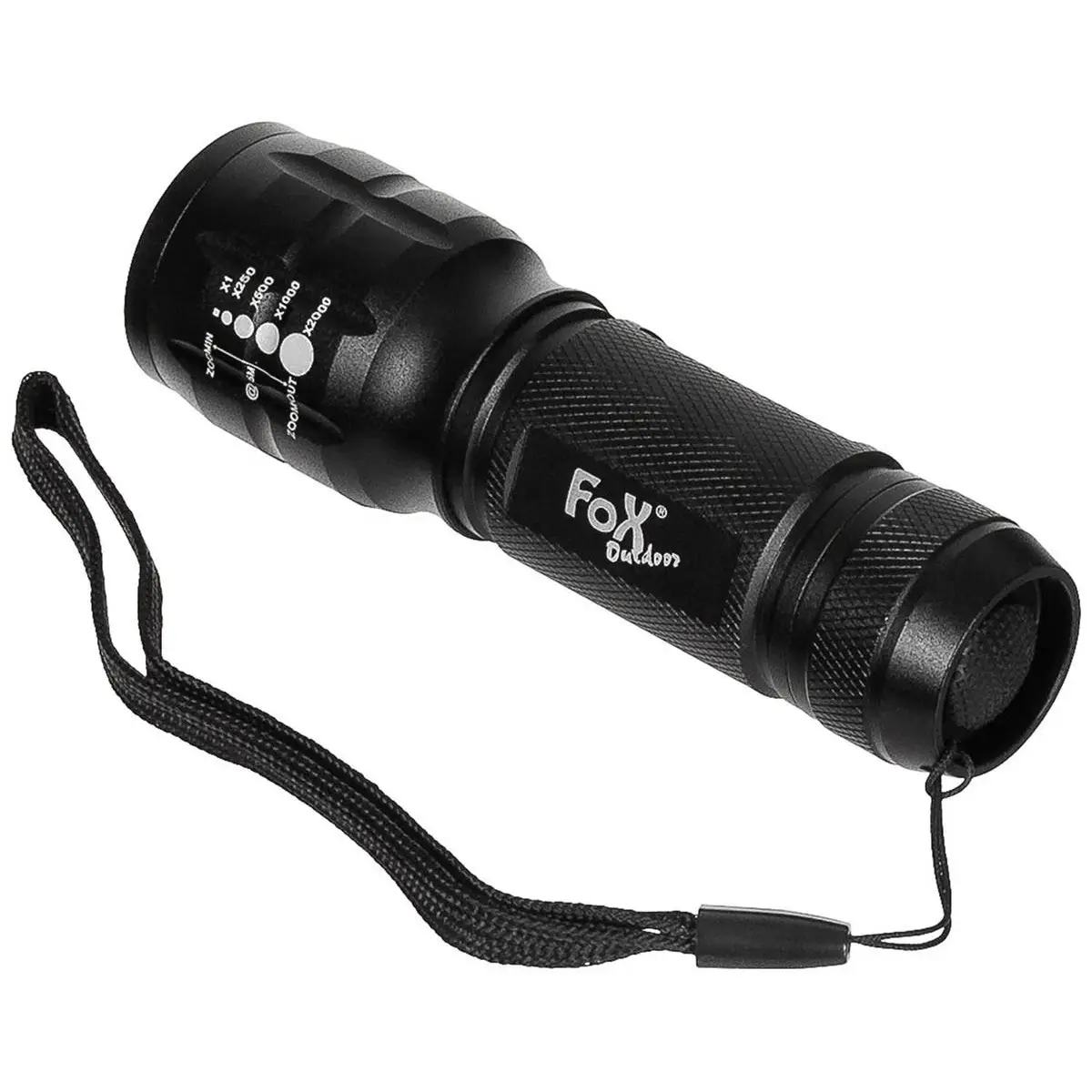 Stablampe Mini mit Fokus