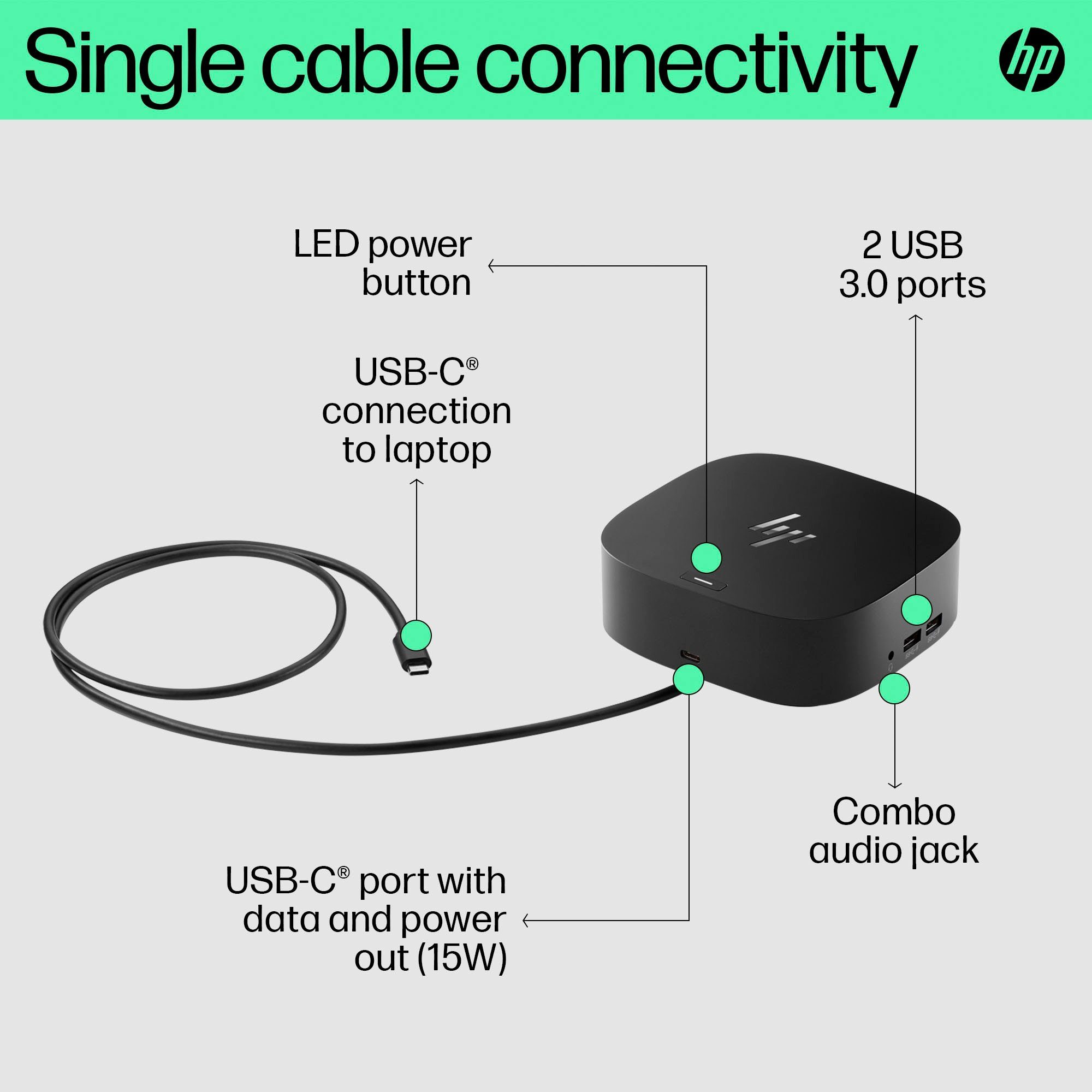 HP Laptop-Dockingstation USB-C G5 Essential Dock