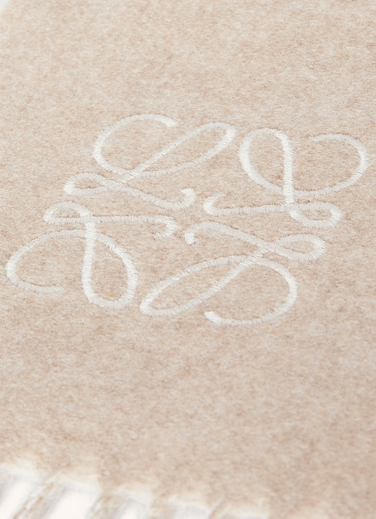 Eșarfă LOEWE Anagram din amestec de cașmir, 180 x 30 cm.
