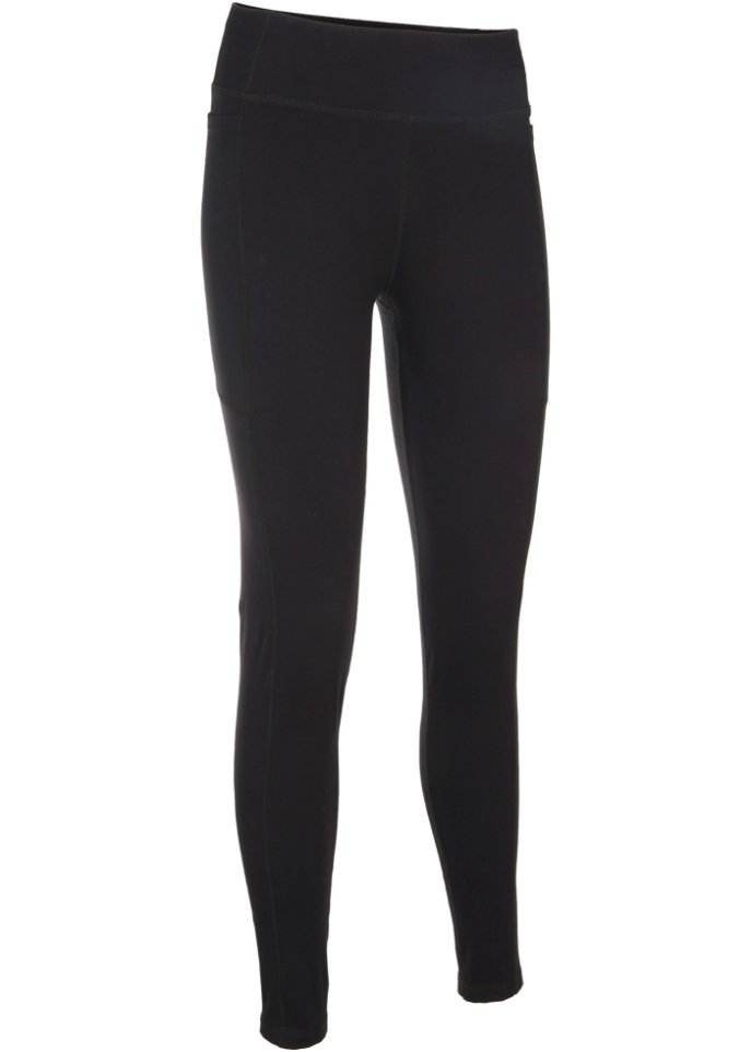 Ultrasofte Sport-Leggings mit seitlichen Taschen, knöchelfrei