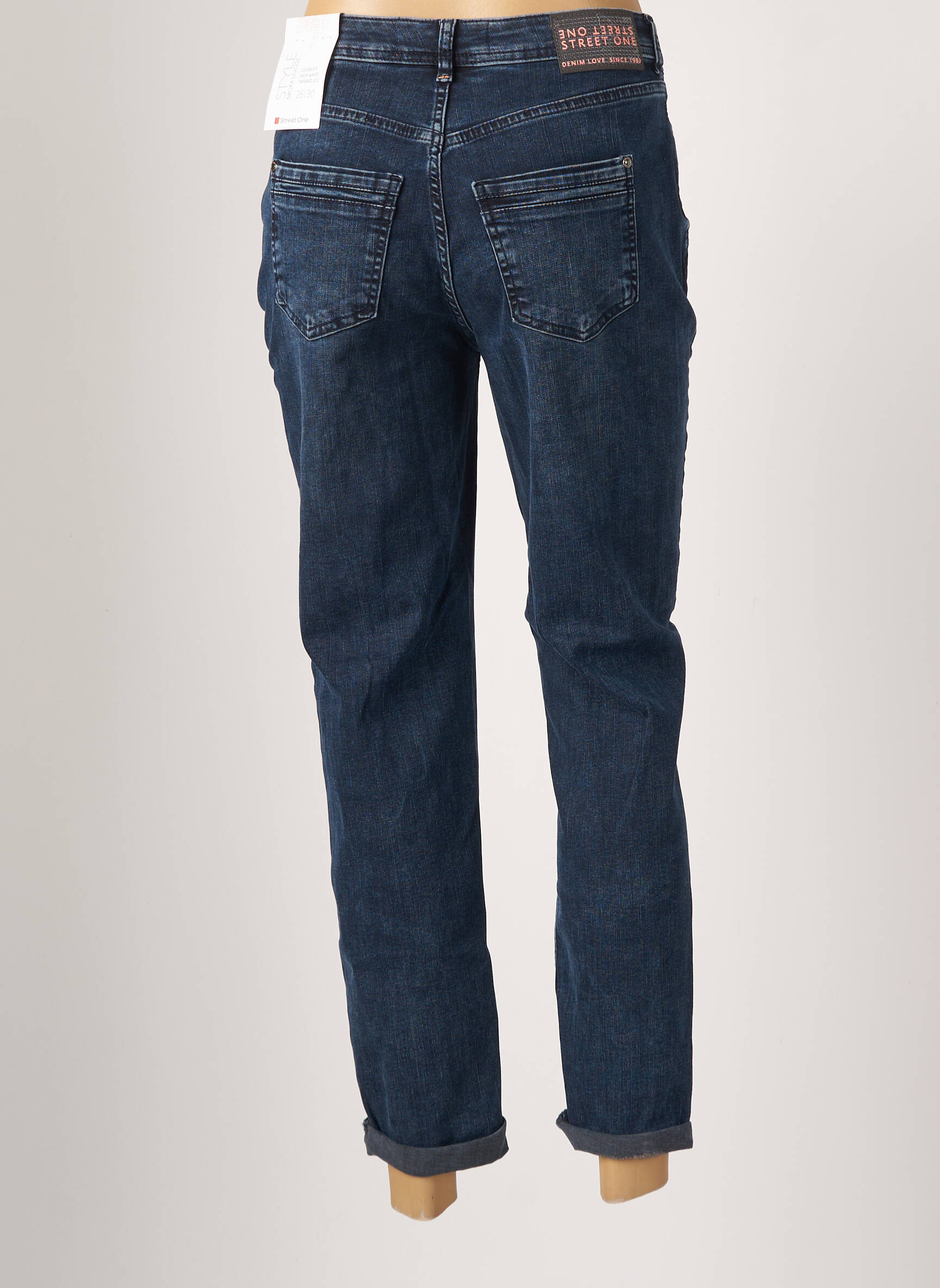 Street One Jeans Coupe Slim Femme couleur bleu