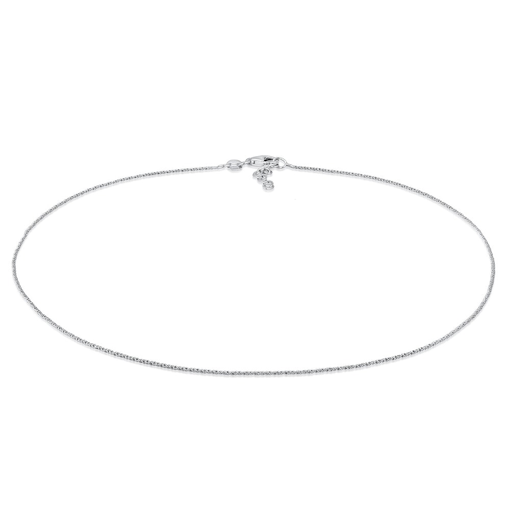 Elli Elli Collier Femmes Choker Basique Torsadé Fin en argent sterling 925 collier