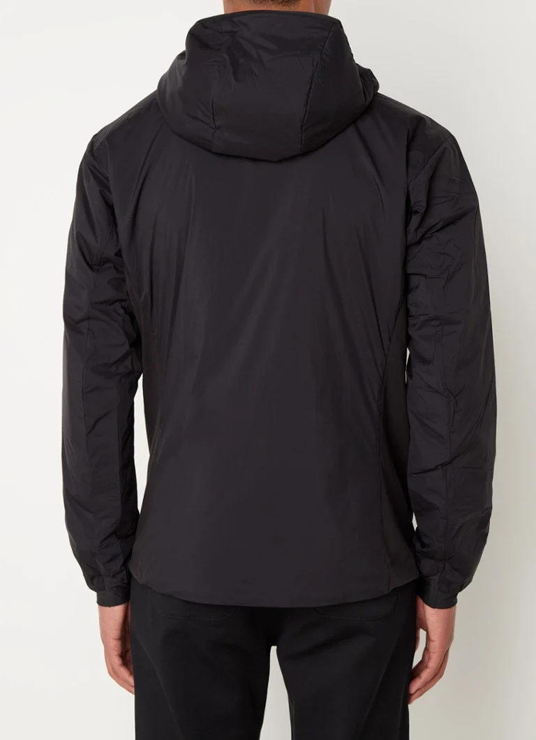 Arc'teryx Atom LT viegla jaka ar kapuci un kabatām ar rāvējslēdzēju