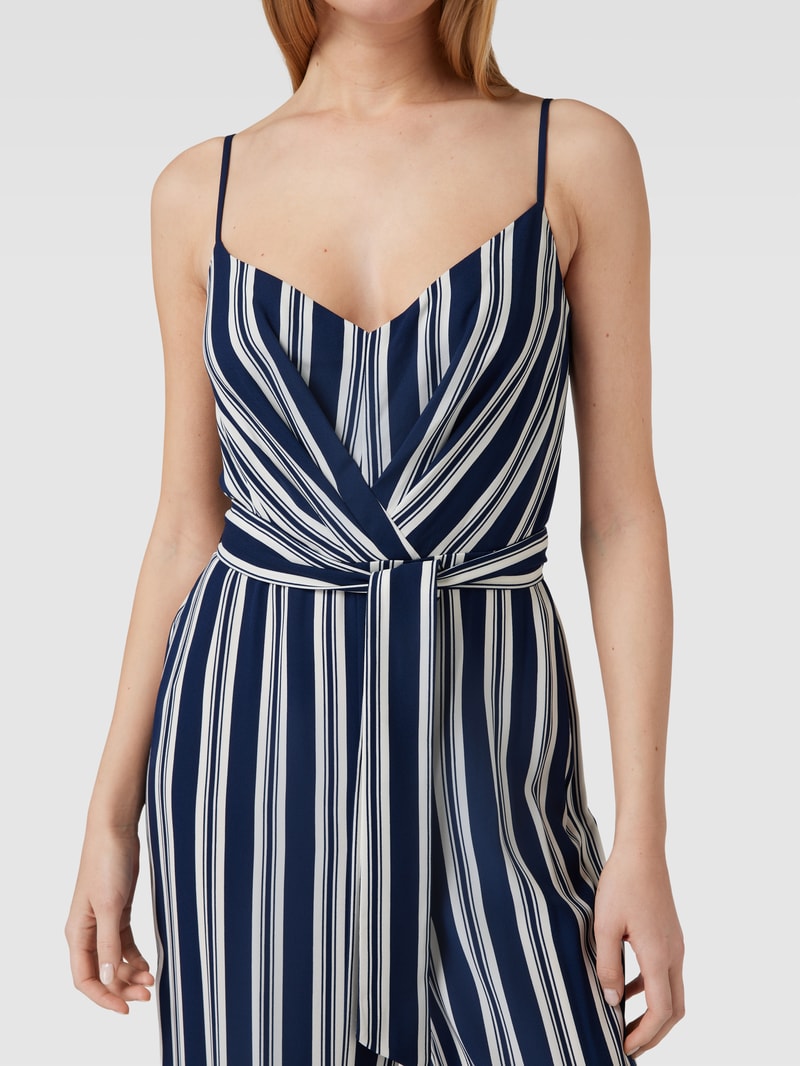 Jumpsuit mit Streifenmuster Modell 'TAMELIA' in marineblau