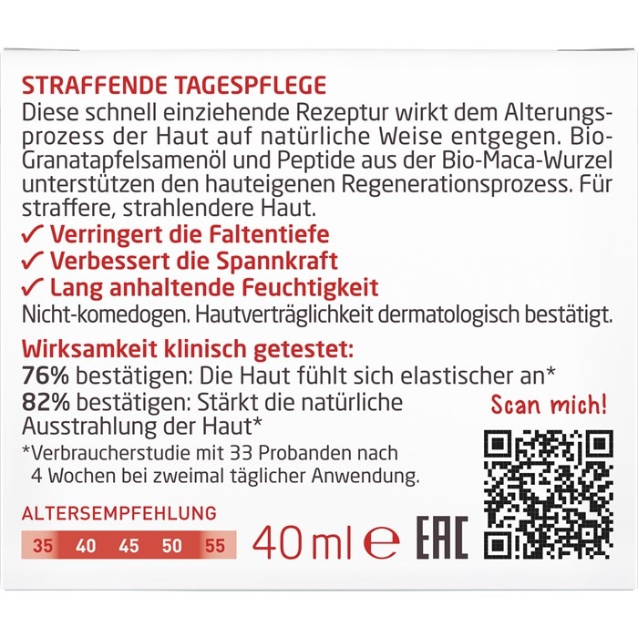 Straffende Tagespflege Granatapfel & Maca-Peptide
