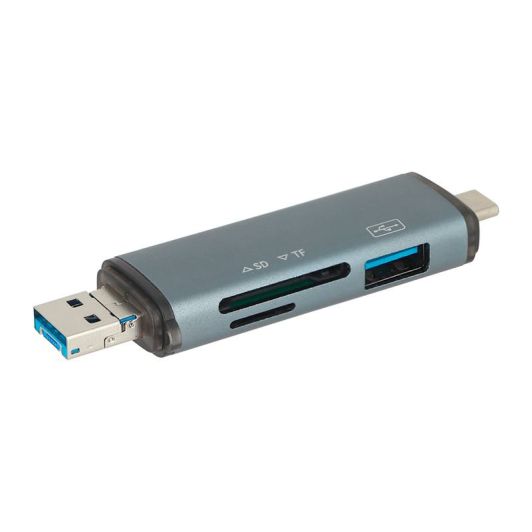 SEDEA 6-in-1 Multifunktions-Kartenleser – USB – USB-C
