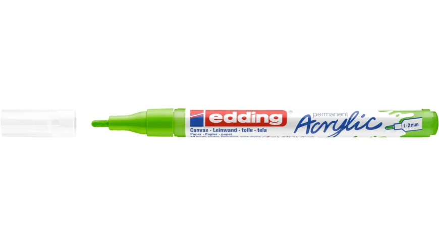 edding Acrylmarker 5300 fein gelbgrün gelbgrün