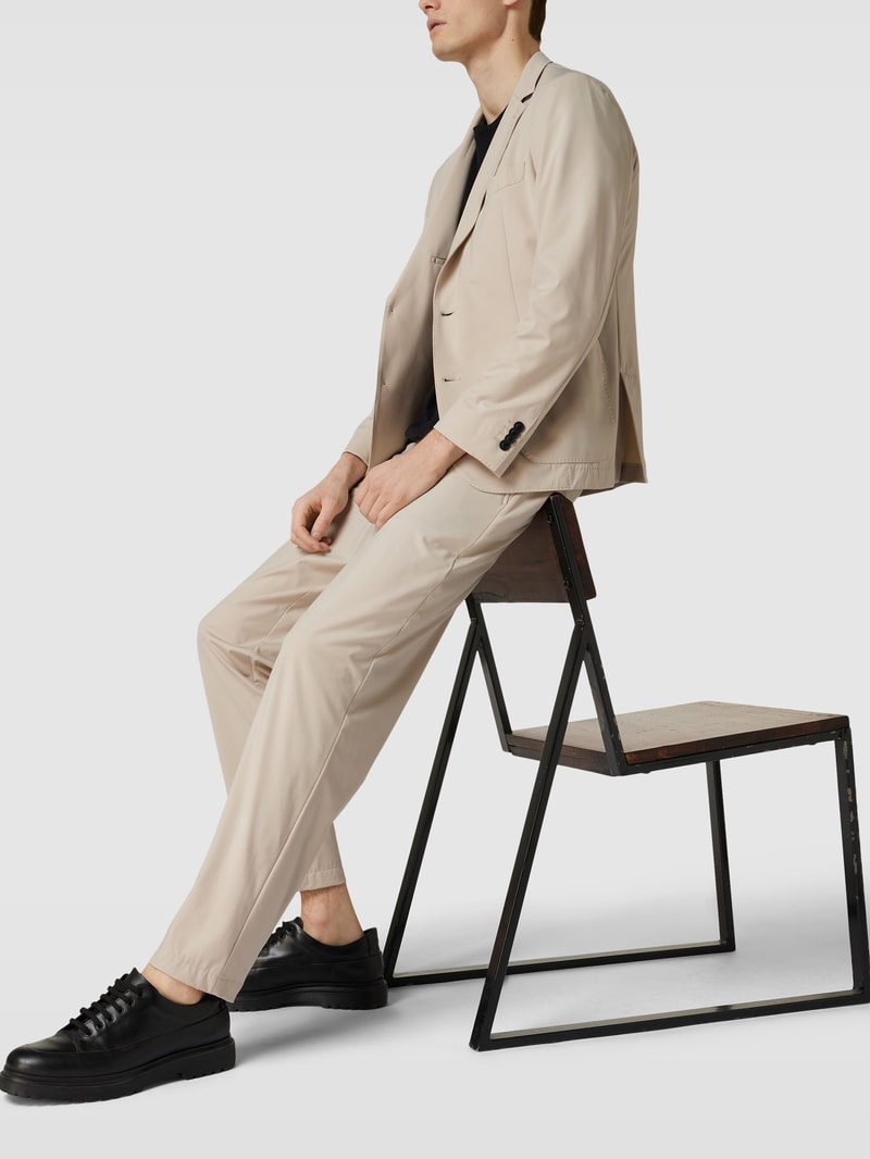 Chino mit französischen Eingrifftaschen Modell 'Perin' in beige