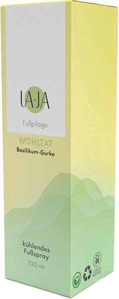 Laja Wohltat Kühlendes Fussspray Gurke Fußspray