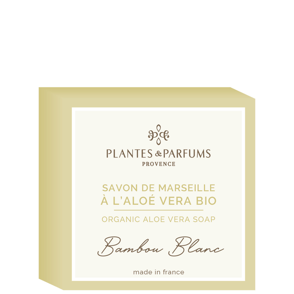 Plantes et Parfums Aloé Vera - Parfum Bambou Blanc Savon de Marseille
