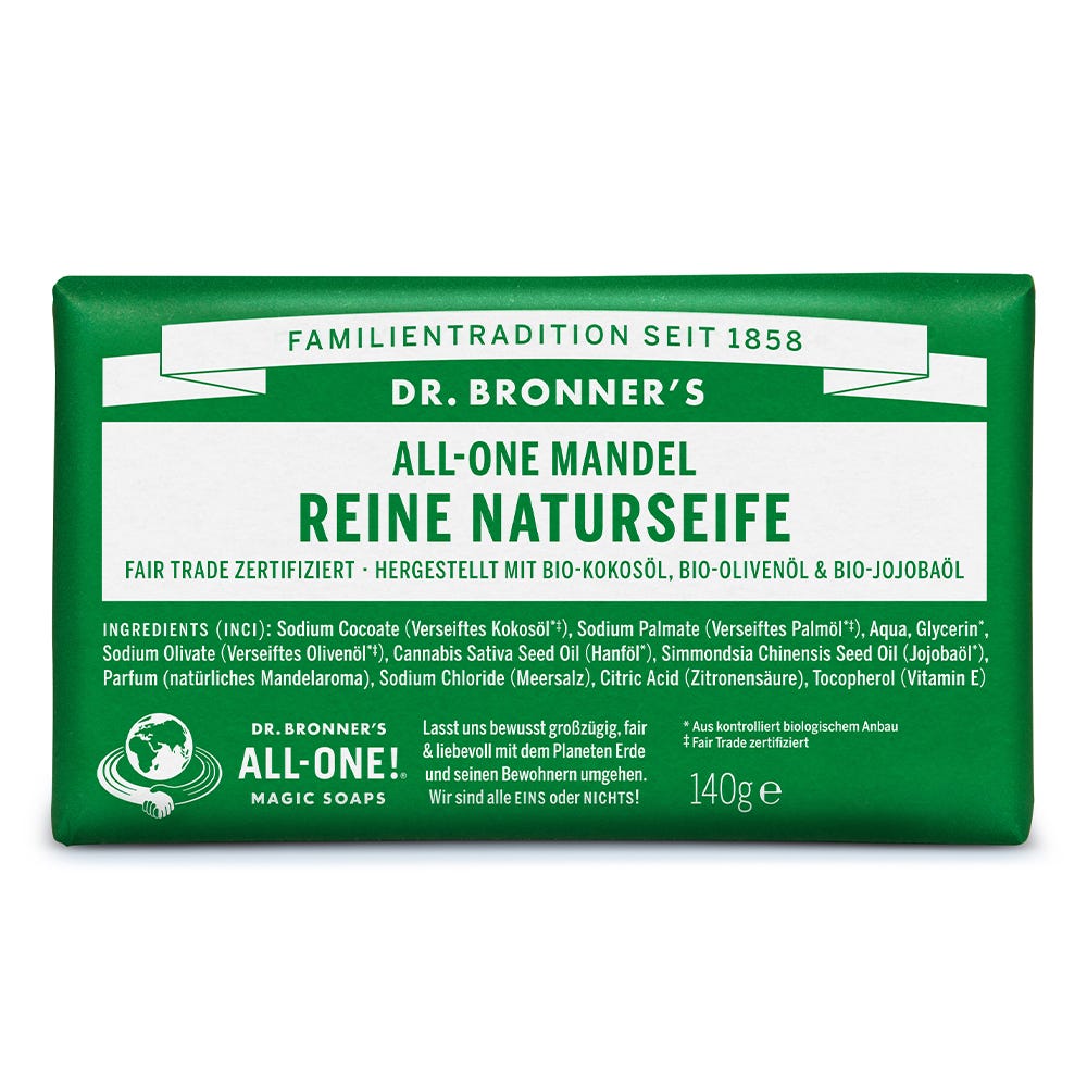 Dr. Bronner's Reine Naturseife Mandel 140 g