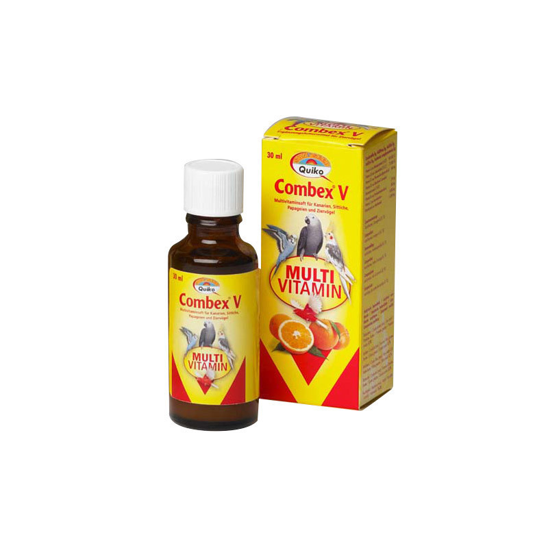 Quiko Pflege & Hygiene Quiko Vitacombex V: Multivitaminsaft für Ziervögel 30 ml