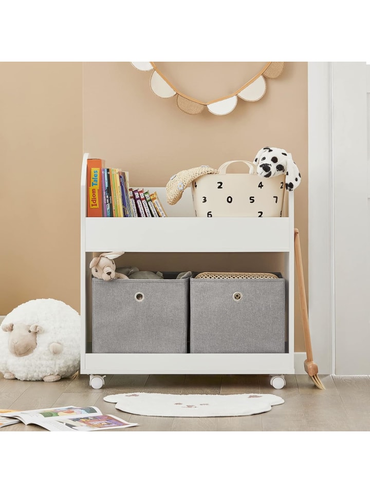 SoBuy Kinderregal in Weiß - (B)70 x (H)78 x (T)40cm günstig kaufen onesize
