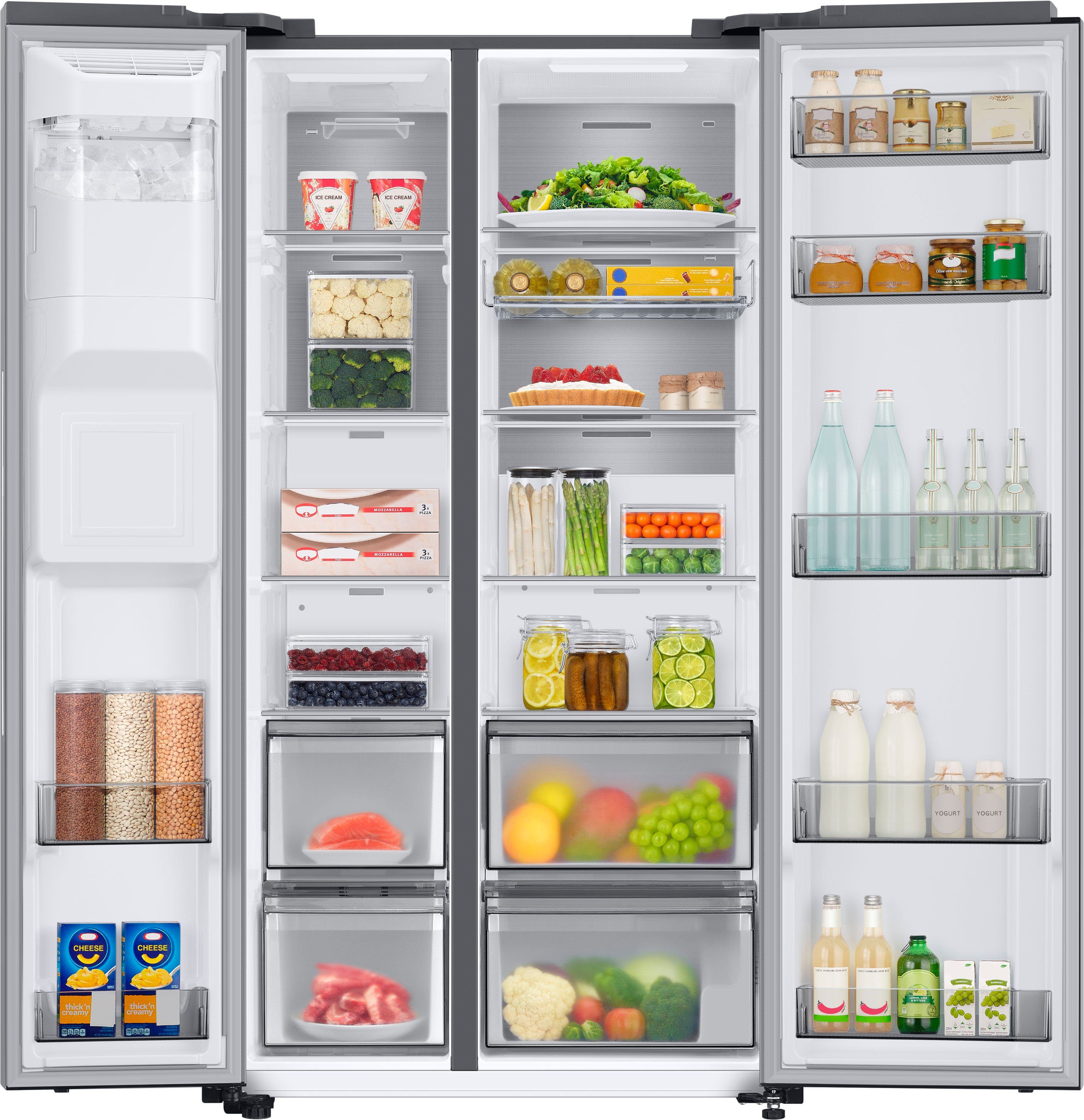 Samsung Side-by-Side RS6GA884CSL, 178 cm hoch, 91,2 cm breit
