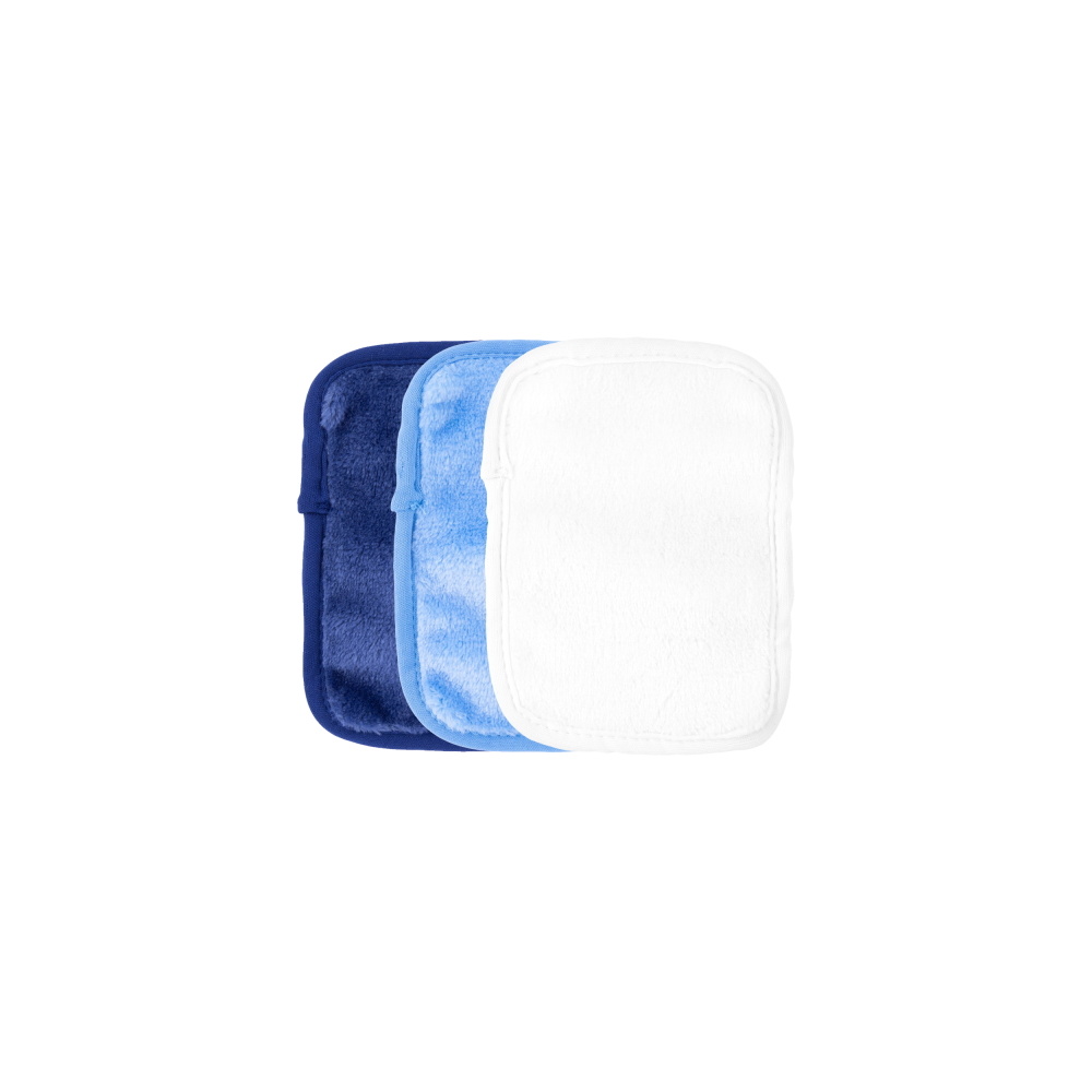 MakeUp Eraser Weekenders 3 pcs blue set Serviette démaquillante réutilisable