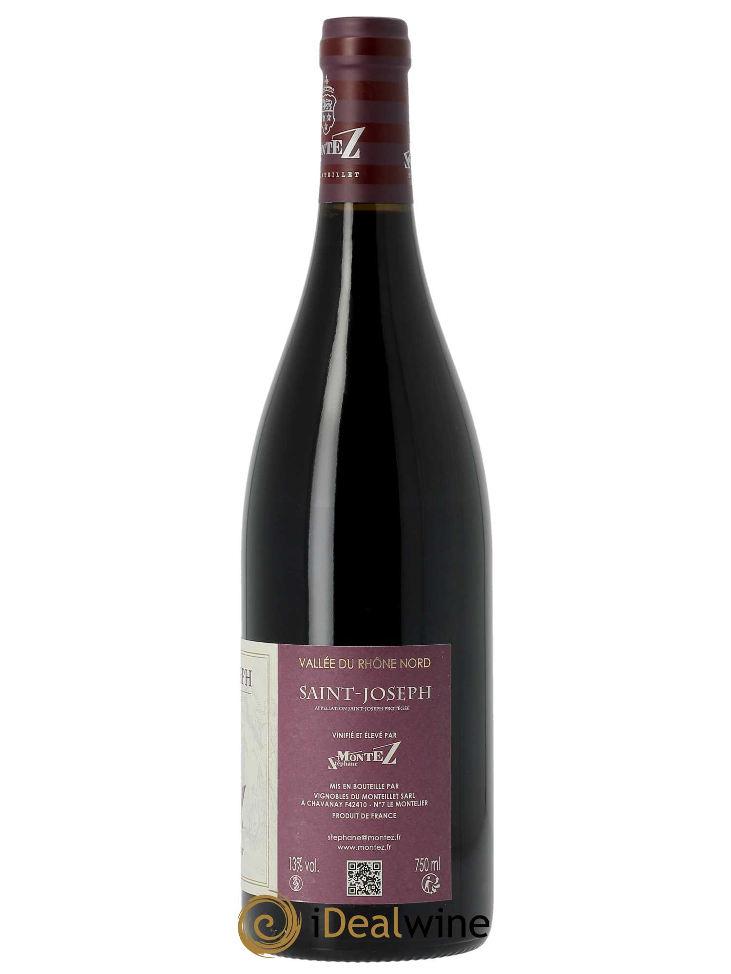 Saint-Joseph Monteillet (Domaine du) - Stéphane Montez  2021 - Lot de 1 Bouteille