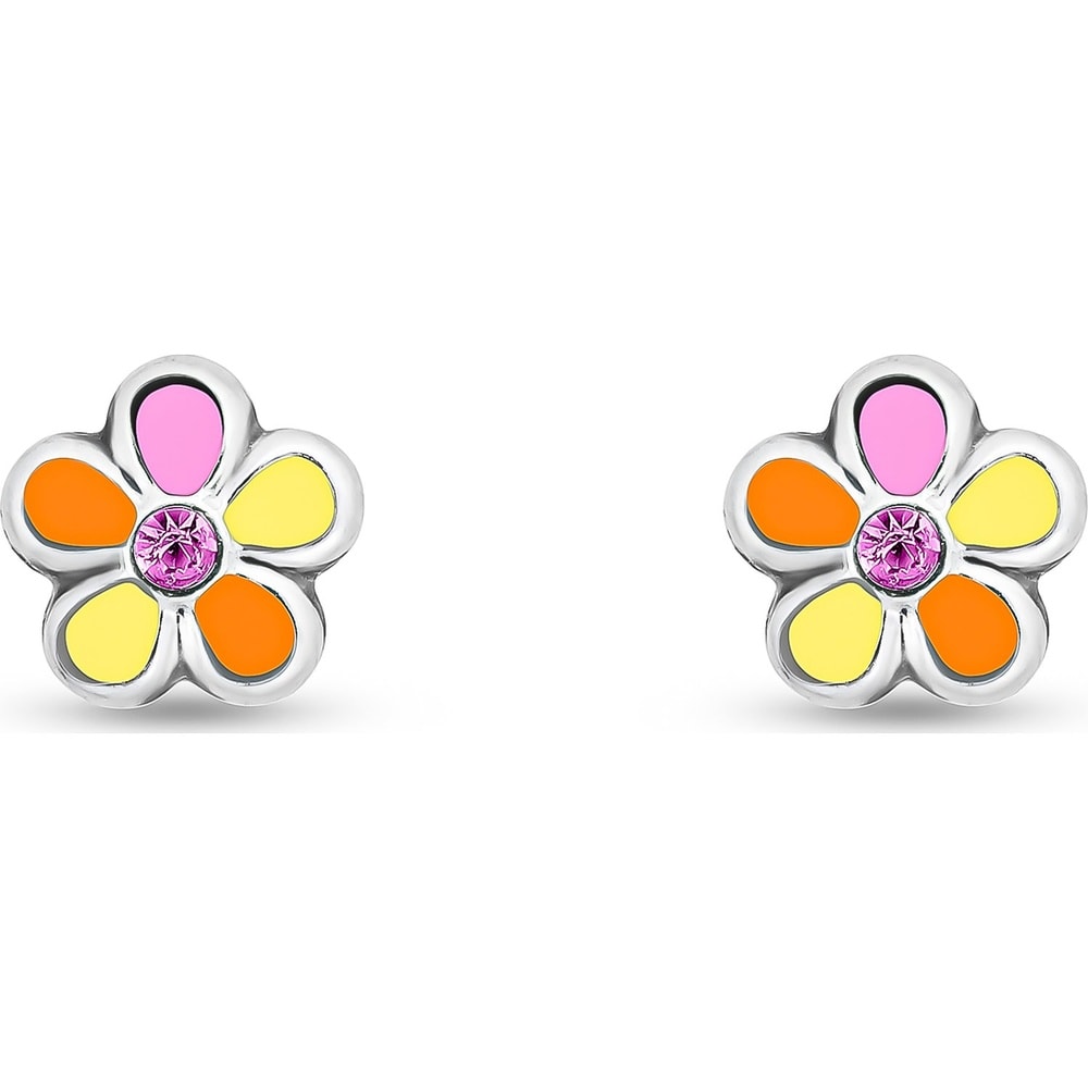 FAVS Boucles d'oreilles à fermoir à poussette 925 Argent Boucles d'oreilles