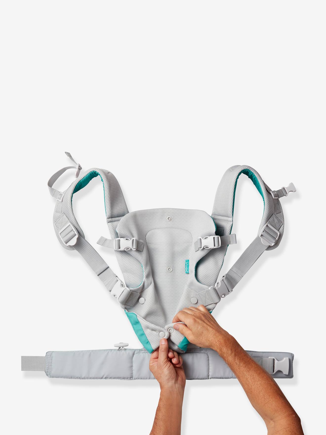 Infantino Babytrage Flip Ergo Convertible Air INFANTINO - hellgrau/türkis