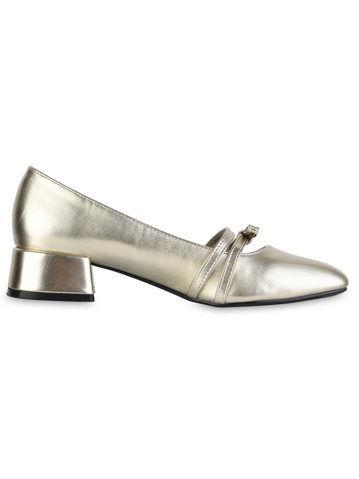 VAN HILL Riemchenballerinas Eleanor in Gold günstig kaufen
