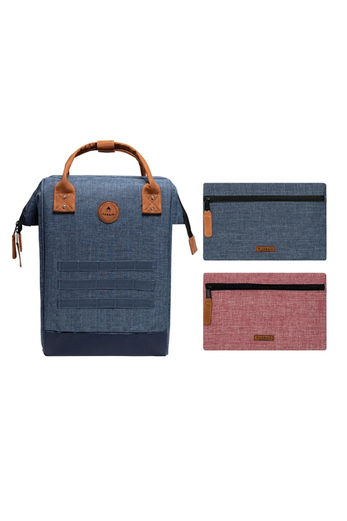 Cabaia  Rucksack - Blau - Geblümt