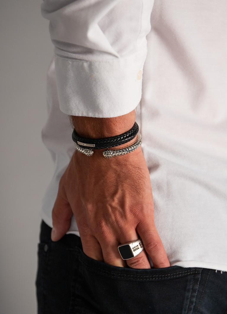 Bracelet en cuir Nurul petit format de Bouddha à Bouddha