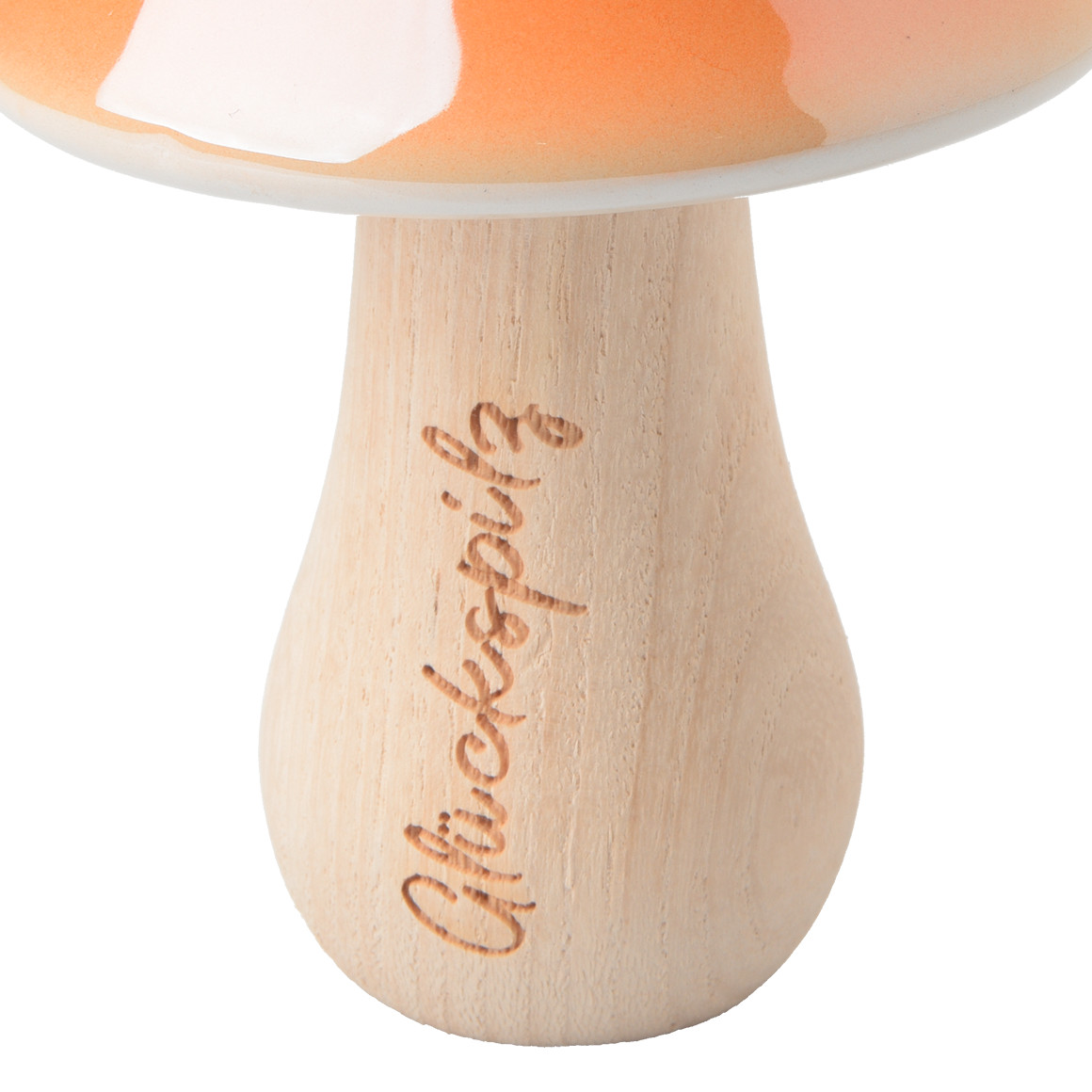 Deko-Pilz mit Keramikkopf
