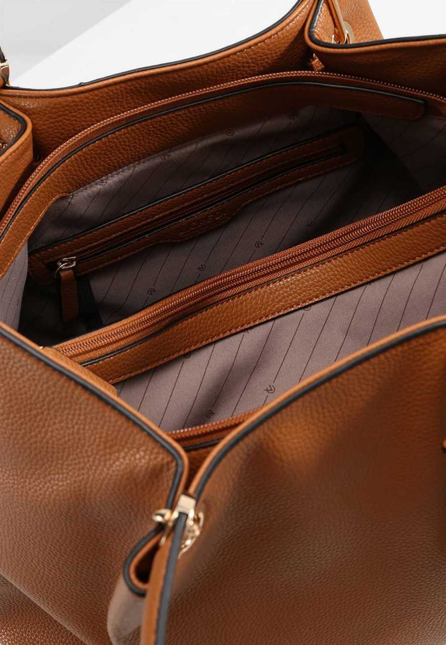 L. CREDI Handtaschen braun