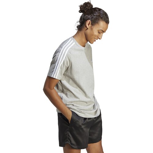 HERREN SHIRT ESSENTIALS SINGLE JERSEY 3-STREIFEN