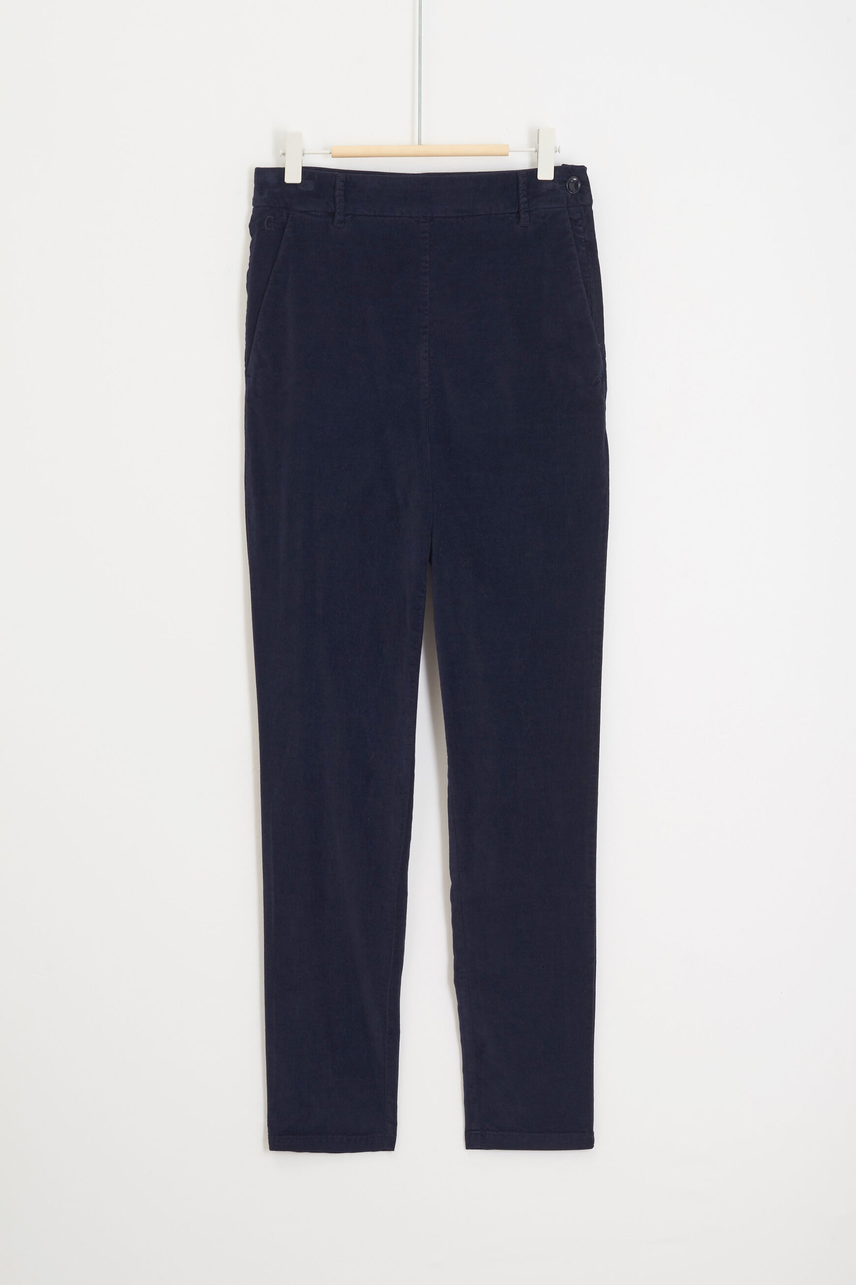 pantalon septimo bleu marine femme
