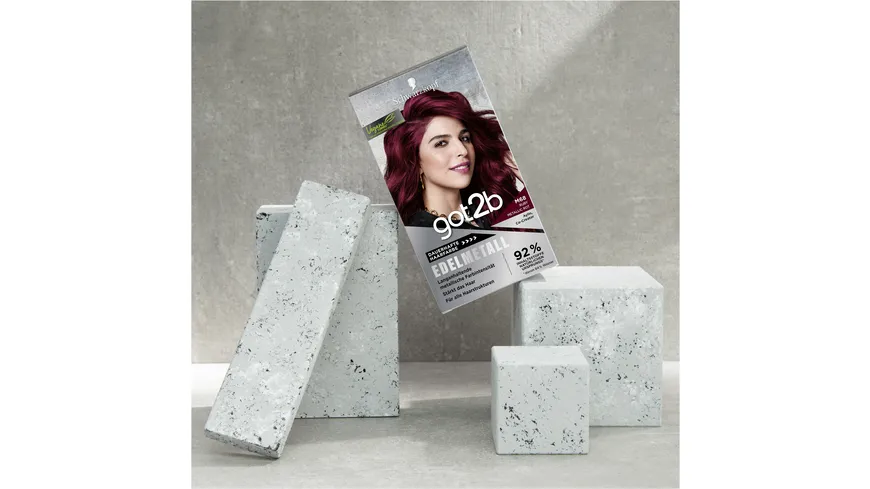 GOT2B Edelmetall Dauerhafte Haarfarbe Stufe 3 M68 - ruby metallic rot