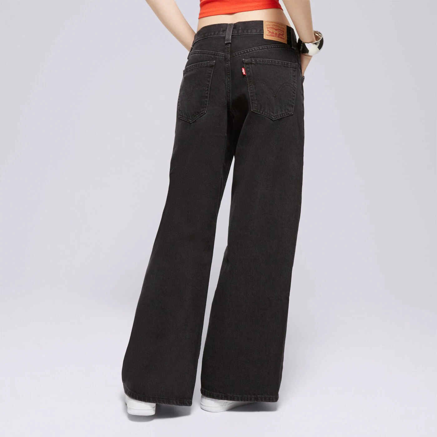 LEVI'S HOSE 94 BAGGY WIDE LEG BLACKS Schwarz