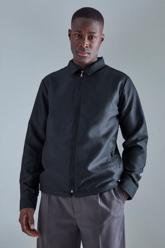 Kastiges Jacquard Overshirt