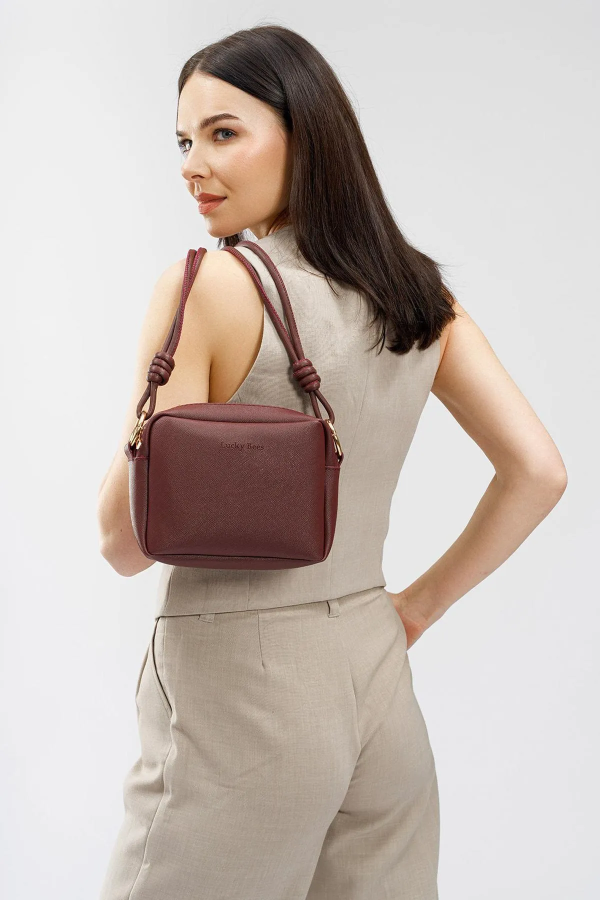 Lucky Bees  Mini-Umhängetasche mit Reißverschluss für Damen