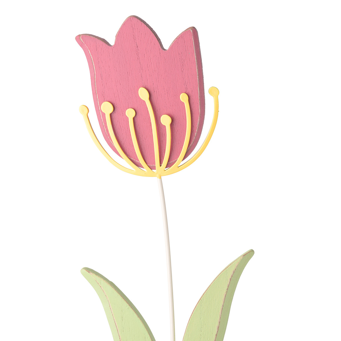 Deko-Aufsteller Tulpe aus Holz
