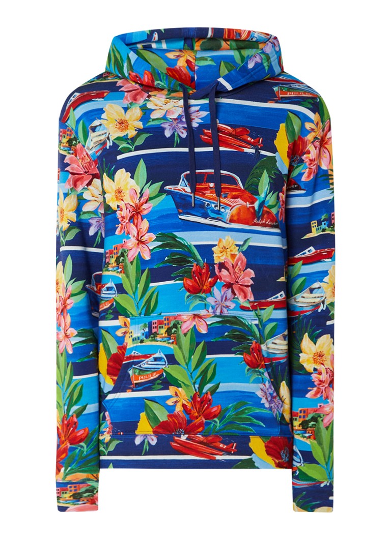 Ralph Lauren Hoodie with floral print and stretch