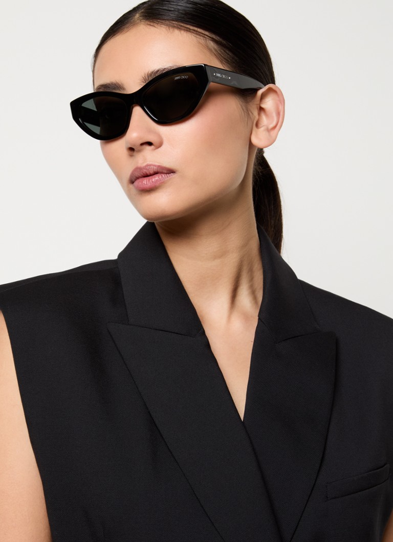 Ochelari de soare Jimmy Choo cu lentile tip cat eye JC5022B