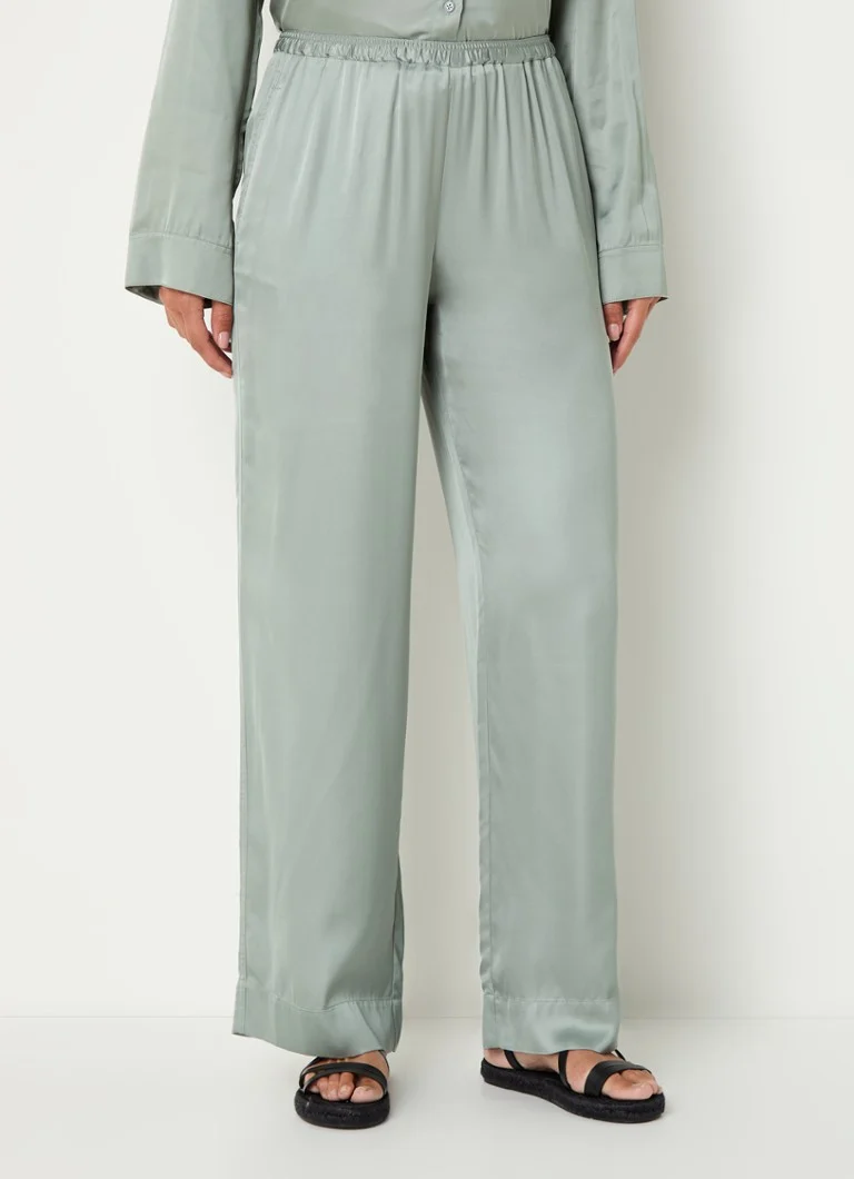 Pantaloni largi Marc O'Polo cu buzunare laterale