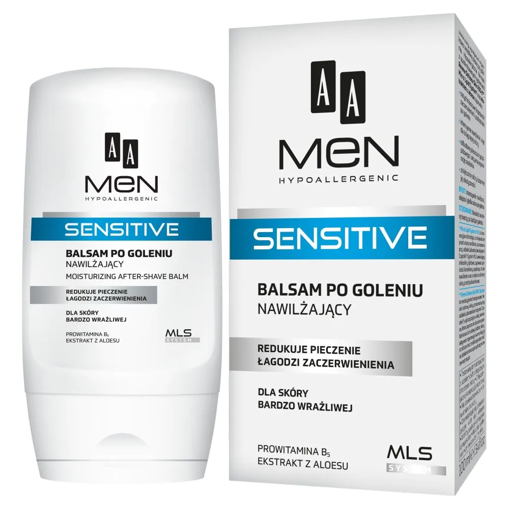 Ενυδατικό βάλσαμο μετά το ξύρισμα Aa Men Sensitive για πολύ ευαίσθητο δέρμα