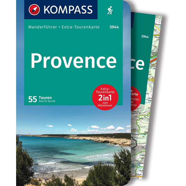 KOMPASS WANDERFÜHRER PROVENCE, 55 TOUREN