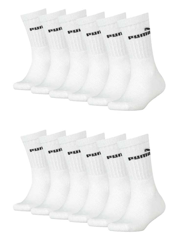 Puma Socken PUMA JUNIOR CREW 12P in White günstig kaufen