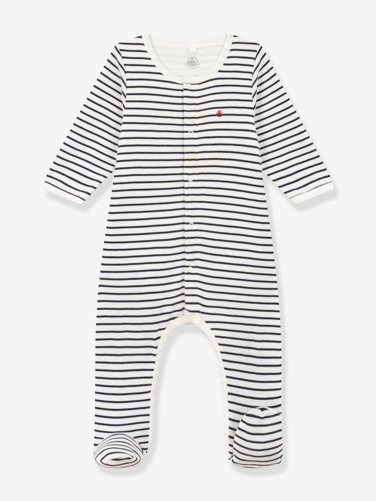 Bodyjama PETIT BATEAU blanc imprimé