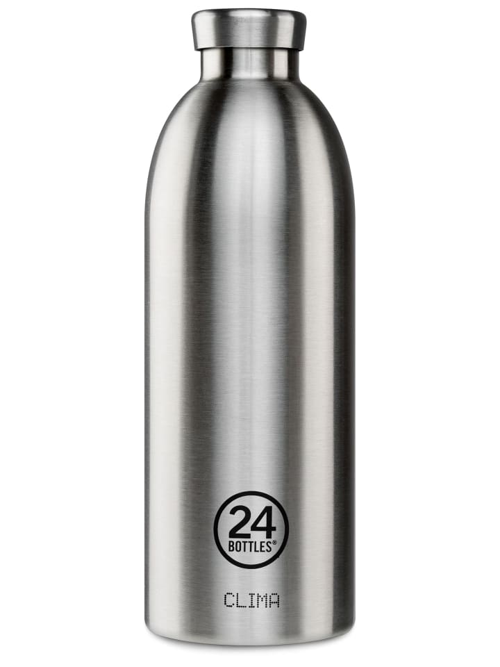 24Bottles Edelstahl Trinkflasche Clima Bottle Brushed Steel 0,85 l in grau günstig kaufen onesize
